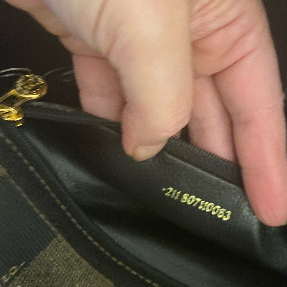 Fendi Brown and Black Striped Clutch Bag - Picture 11 of 16